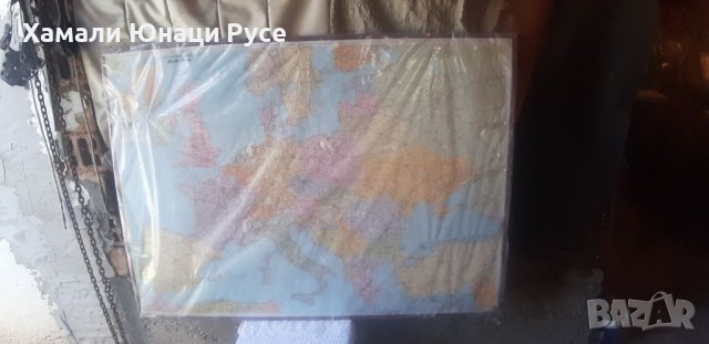 стара географска карта на Европа, снимка 5 - Други - 37557597