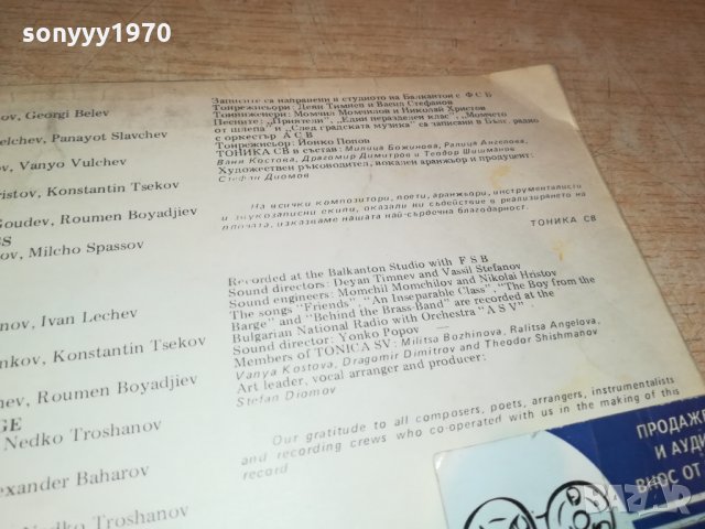 ПОРЪЧАНА-ТОНИКА СВ-ПЛОЧА 2912211148, снимка 18 - Грамофонни плочи - 35266454