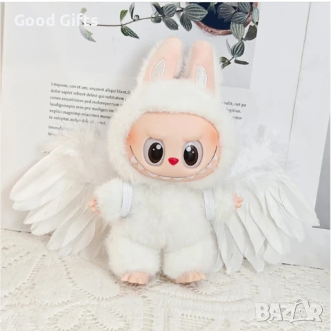 Лабубу Labubu Angel Серия, Лабубу с аксесоари , снимка 4 - Плюшени играчки - 51053997
