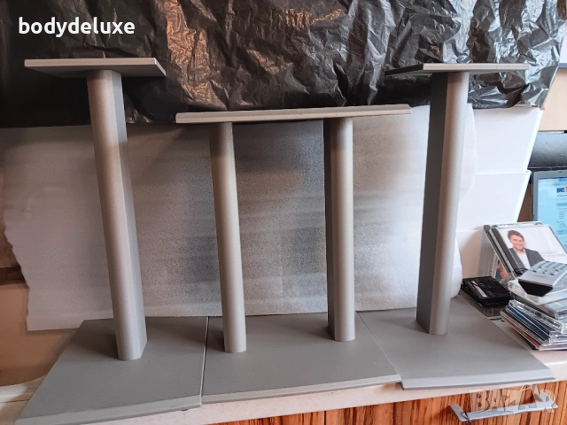 дървени стойки за тонколони и аудио системи, снимка 3 - Тонколони - 52221989