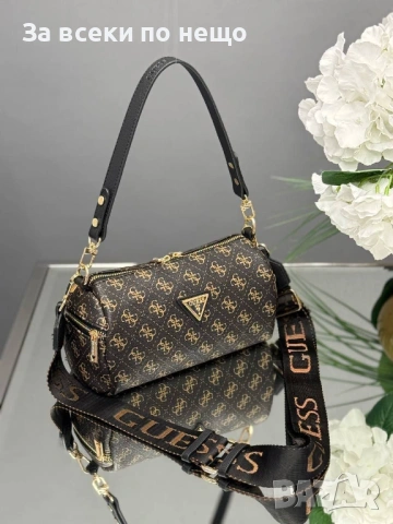 Guess Дамска Чанта Гес - Налични Различни Цветове Код E1228, снимка 12 - Чанти - 53265576