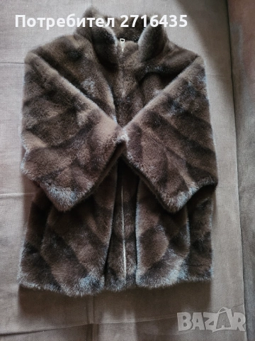 Дамско палто с косъм !, снимка 5 - Палта, манта - 52583461