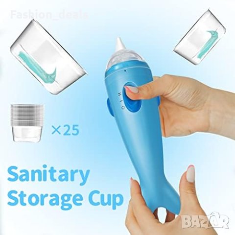 Нов Електрически Аспиратор за Бебета с 3 Силиконови Накрайника, снимка 8 - Други - 42718464