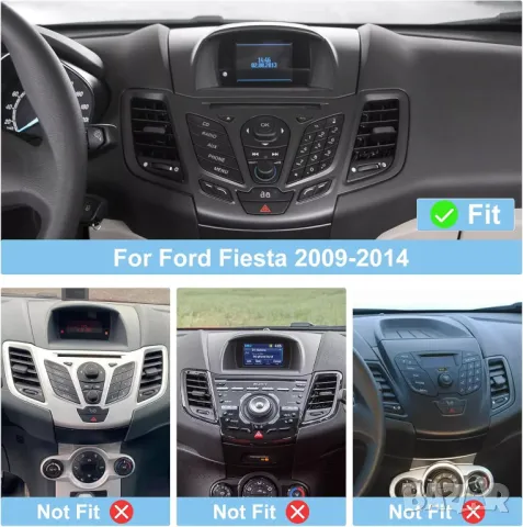 Мултимедия, Двоен дин, Навигация, за Ford Fiesta 2009-2014, Форд Фиеста, плеър, екран, Android, 2DIN, снимка 12 - Аксесоари и консумативи - 49090430
