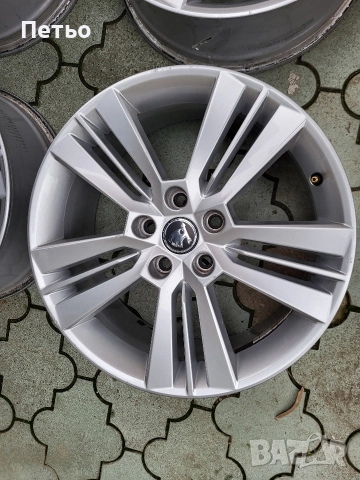 Оригинални джанти Skoda Octavia vRS, 18ки, 5x112, 57.1, ET51, 7.5J, снимка 3 - Гуми и джанти - 52682963