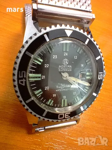 MORTIMA SUPER DATOMATIC 17 JEWELS, снимка 5 - Мъжки - 56130482