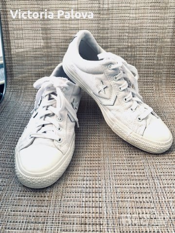 Бели CONVERSE,оригинал, снимка 10 - Кецове - 37311833