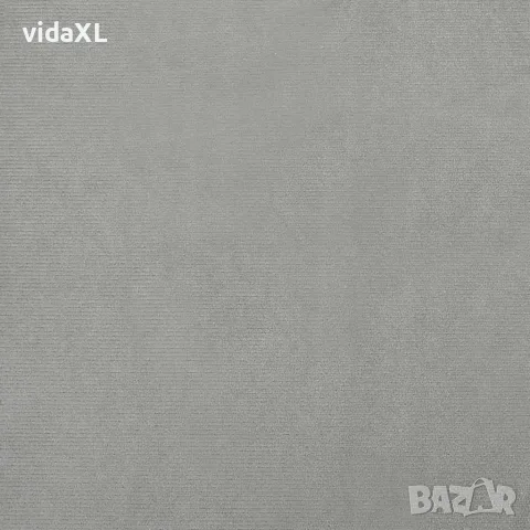 vidaXL Кучешко легло светлосиво 90x53x30 см кадифе, снимка 6 - За кучета - 56146336