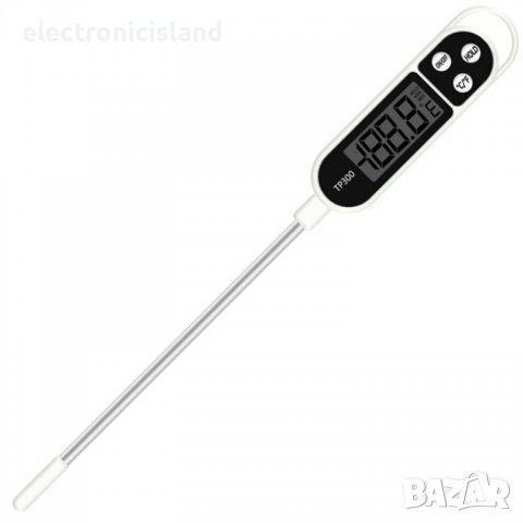 Цифров електронен термометър със сонда за храни и течности от -50 до +300 градуса за мляко вода месо, снимка 7 - Аксесоари за кухня - 40002577