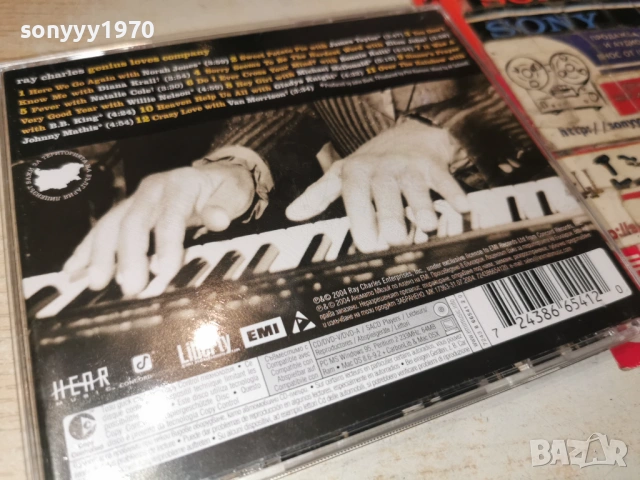 RAY CHARLES CD 1101260628, снимка 7 - CD дискове - 53059400