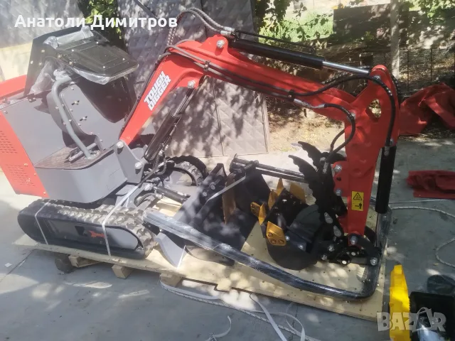  Мини багер Нов 2 цилиндров  20кс, снимка 11 - Индустриална техника - 55039305