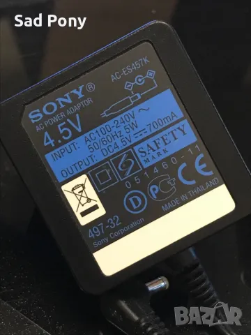 Sony AC-ES457K 4.5V адаптер