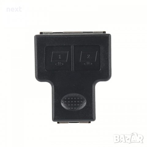 Мрежов LAN сплитер, RJ45 удвоител - 2 броя, снимка 8 - Мрежови адаптери - 31219251