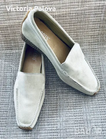 Скъпи обувки лоуфъри ROOTS Канада естествена кожа, снимка 7 - Дамски ежедневни обувки - 49814963