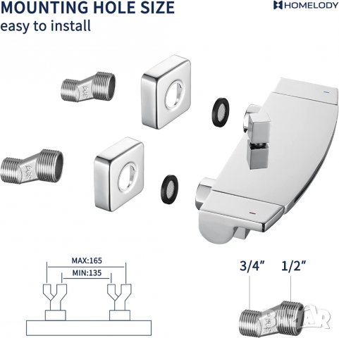 Смесител с душ слушалка SB0007, снимка 4 - Други стоки за дома - 39826749