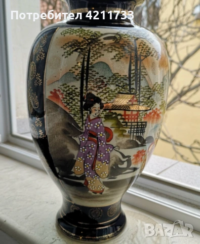 ЛУКС азиятска ваза НОВО, снимка 10 - Вази - 54217976