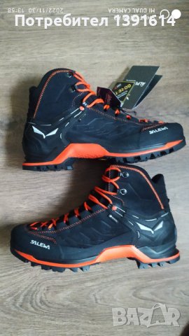 Salewa MTN Trainer Mid GTX Asphalt/Fluo Orange , снимка 4 - Спортни обувки - 38851744