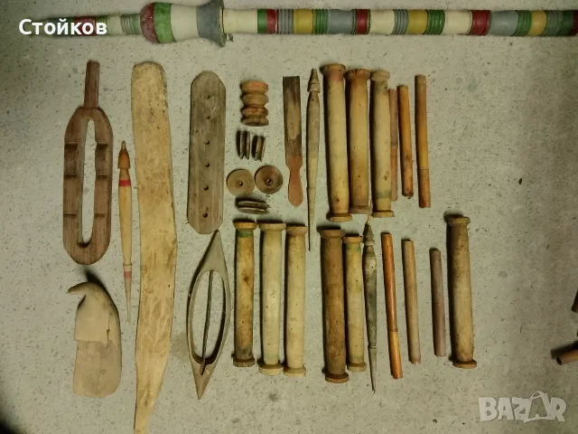 Автентични такъми за тъкане, снимка 2 - Антикварни и старинни предмети - 56480746