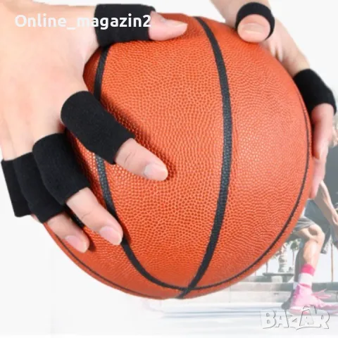 Комплект от 10 броя ластични напръстници за спортуващи, снимка 1