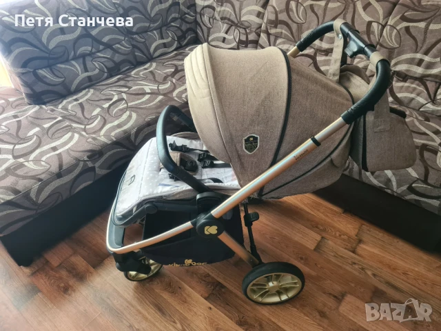 Детска количка 3 в 1 KikkaBoo Vicenza Luxury, снимка 4 - Детски колички - 51232106