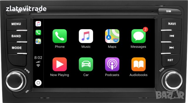 AUDI A4 S4 B6 B7 2001-2011 - 7'' НАВИГАЦИЯ АНДРОИД МУЛТИМЕДИЯ,9279, снимка 4 - Навигация за кола - 38051086