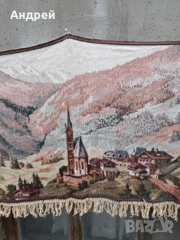 Старинен ковьор,покривка за стена #287, снимка 4 - Антикварни и старинни предмети - 52228539