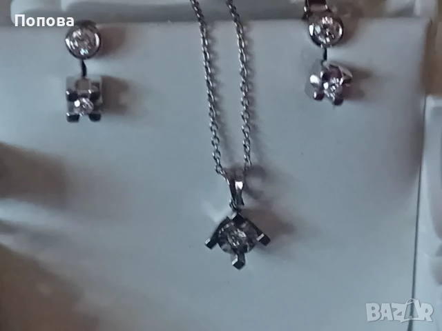 Диамант "Алтънбаш "   златно колие  със сертификат , снимка 2 - Колиета, медальони, синджири - 52490463