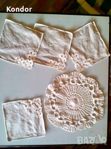 Комплект за сервиране, снимка 5 - Покривки за маси - 33828068