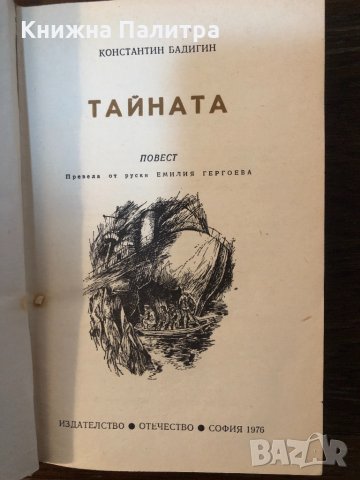 Тайната-Константин Бадигин , снимка 2 - Детски книжки - 33876816