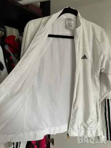 Adidas Дамски шушляков анорак с цип, М, снимка 5 - Спортни екипи - 49535876