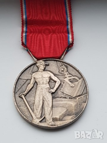 Френски сребърен медал, снимка 3 - Антикварни и старинни предмети - 30743734