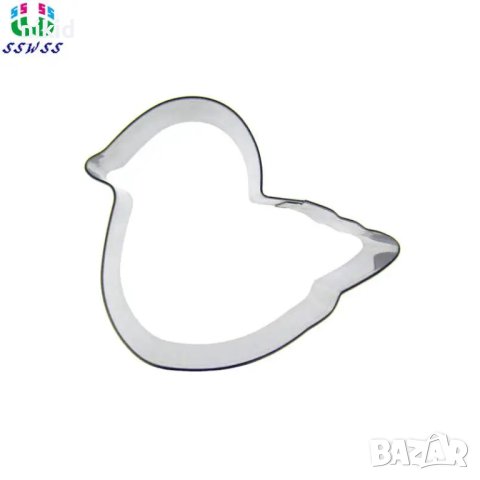 Пиле пате врабче птичка метална форма резец за сладки тесто бисквитки фондан декор, снимка 2 - Форми - 44434038