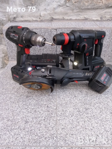 Wurth SET-3 Винтоверт,Перфоратор,Ъглошлайф 