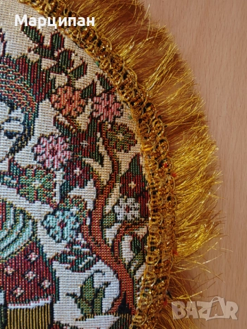 Антикварно жакардово ветрило от Узбекистан, снимка 3 - Антикварни и старинни предмети - 51523951