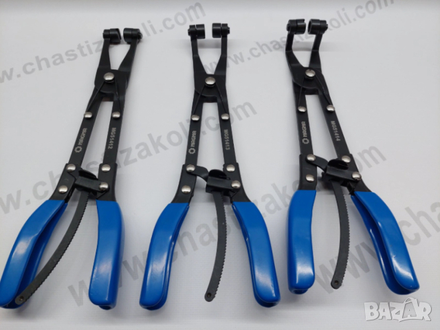 Удължени клещи за водни съединения -прави, 45 и 90 градуса