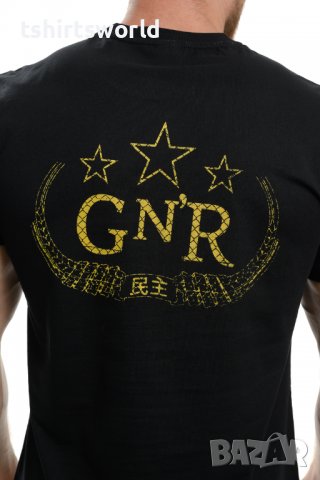Нова мъжка тениска с дигитален печат на музикалната група GUNS'N ROSES - Chinese Democracy с гръб, снимка 9 - Тениски - 37699592