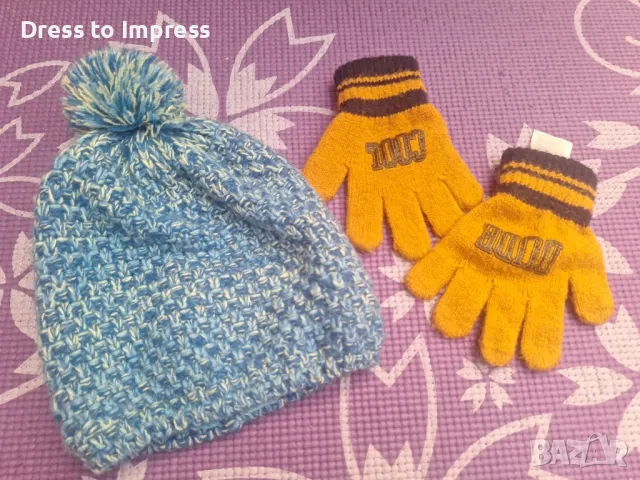 Детска шапка 110 и подарък, снимка 1