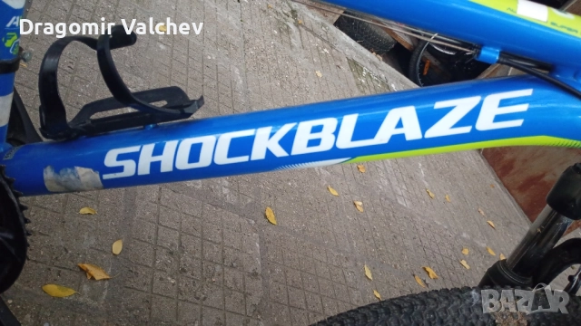 детски алуминиев велосипед ShockBLAZE 24", снимка 2 - Велосипеди - 52443508