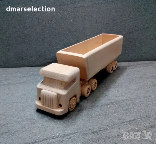 Декоративен камион от дърво с ремарке гондола DMAR 194M2, снимка 2 - Други - 48048123