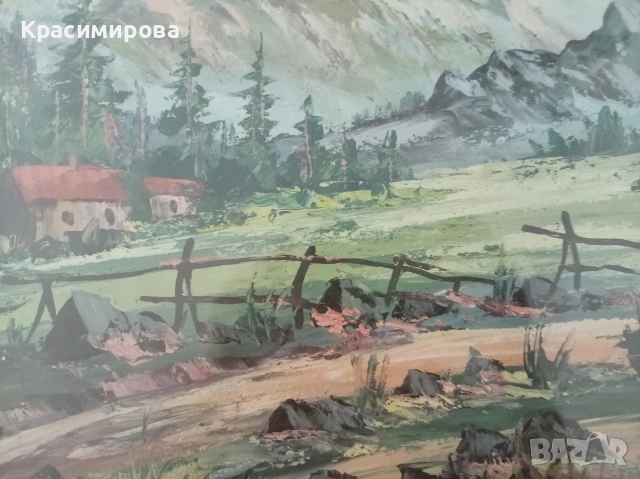 Картина, масло върху платно, снимка 4 - Картини - 54006958