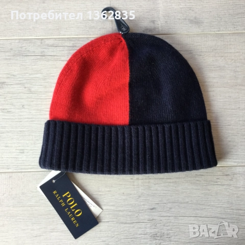 НОВА 100 % оригинална цветна зимна шапка на POLO RALPH LAUREN от САЩ, снимка 4 - Шапки - 52947274