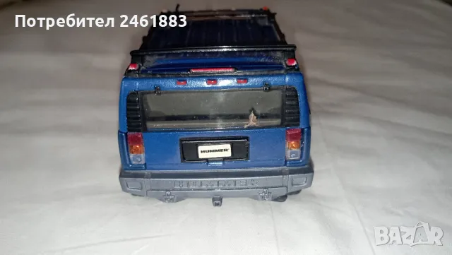 1/27 Maisto Hummer H2. Метална количка, снимка 3 - Колекции - 47614423