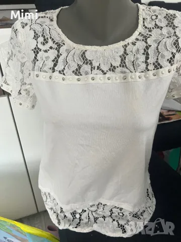 Liu-jo Блуза,Топ с дантелен гръб XS