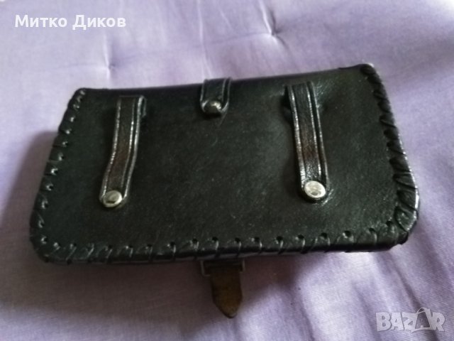Чанта за колан голяма естествена кожа 178х120мм вътре 170х105 става за голям мобилен нова, снимка 5 - Чанти - 44358895
