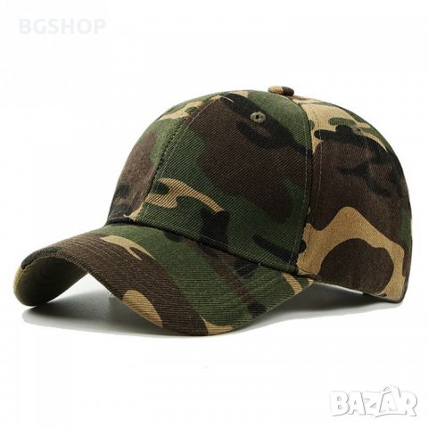 Бейзболна шапка - Зелен камуфлаж , снимка 1 - Шапки - 29603967