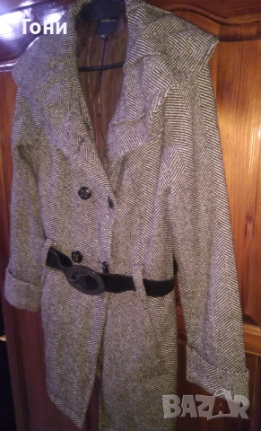 Дамско Вълнено Зимно Топло Палто М, снимка 2 - Палта, манта - 52069433