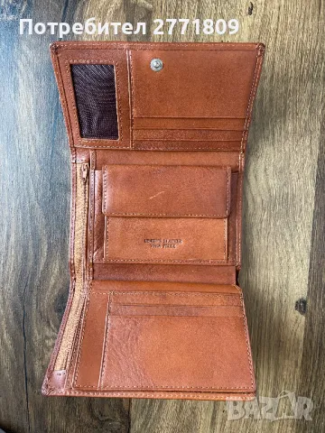  Оригинален кожен дамски портфейл Vera Pelle 