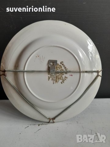 стара чиния за стена английски порцелан Country Style, снимка 2 - Други ценни предмети - 40643550