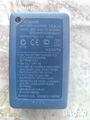 Canon BATTERY CHARGER CB-2LVE, снимка 2 - Батерии, зарядни - 50924506