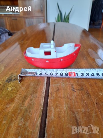 Стара играчка лодка,катер #9, снимка 3 - Антикварни и старинни предмети - 36936897